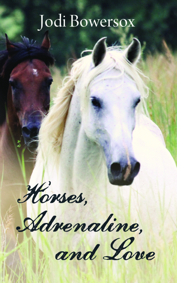 Front covers of Horses, Adrenaline, and Love