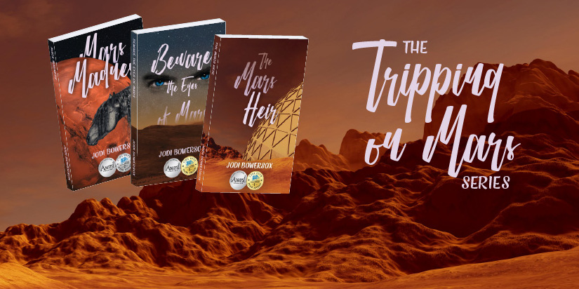 The three books of the Tripping on Mars series