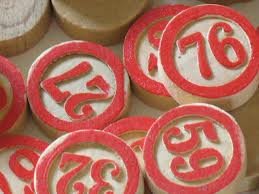 Close shot of a pile of BINGO markers
