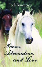 Front covers of Horses, Adrenaline, and Love